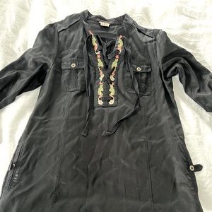 Holding Horses Black Long Sleeve Dress